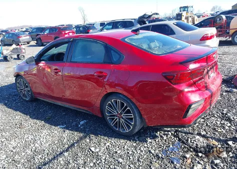 2021 Kia Forte Gt z USA, uszkodzony, nr VIN 3KPF44AC3ME288317